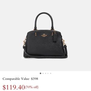 Coach Mini Lillie Carryall